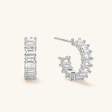 Large Baguette Hoops