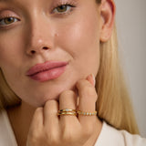 Gold Filled Bezel Stone Ring