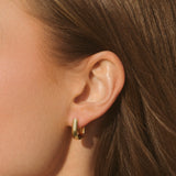 Gold Filled Baby Oval Hoops