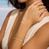 Gold Filled Herringbone Bracelet