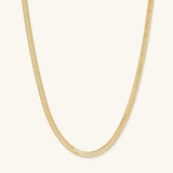 Gold Filled Herringbone Necklace