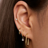 Pear Drop Hoops