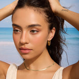 Gold Filled Herringbone Necklace