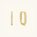 Large Oval Hoops