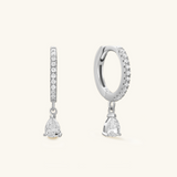 Pear Drop Hoops