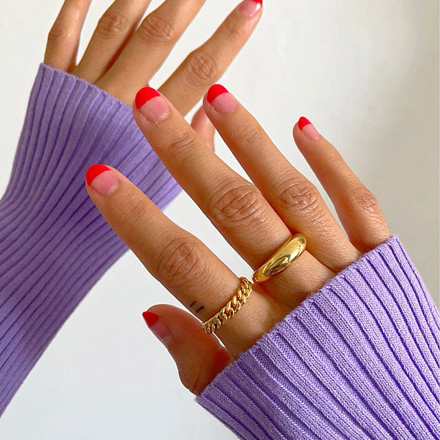 Large Curb Chain Ring (5913151111334)