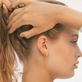 4 Row Pave Hoops