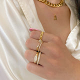 Pave Diamond Band