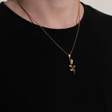 rose pendant necklace (6883448291494)