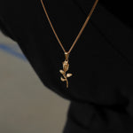 rose pendant necklace (6883448291494)