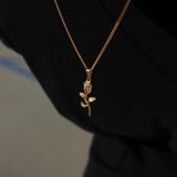 rose pendant necklace (6883448291494)