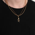 rose pendant necklace (6883448291494)