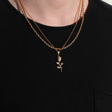 rose pendant necklace (6883448291494)