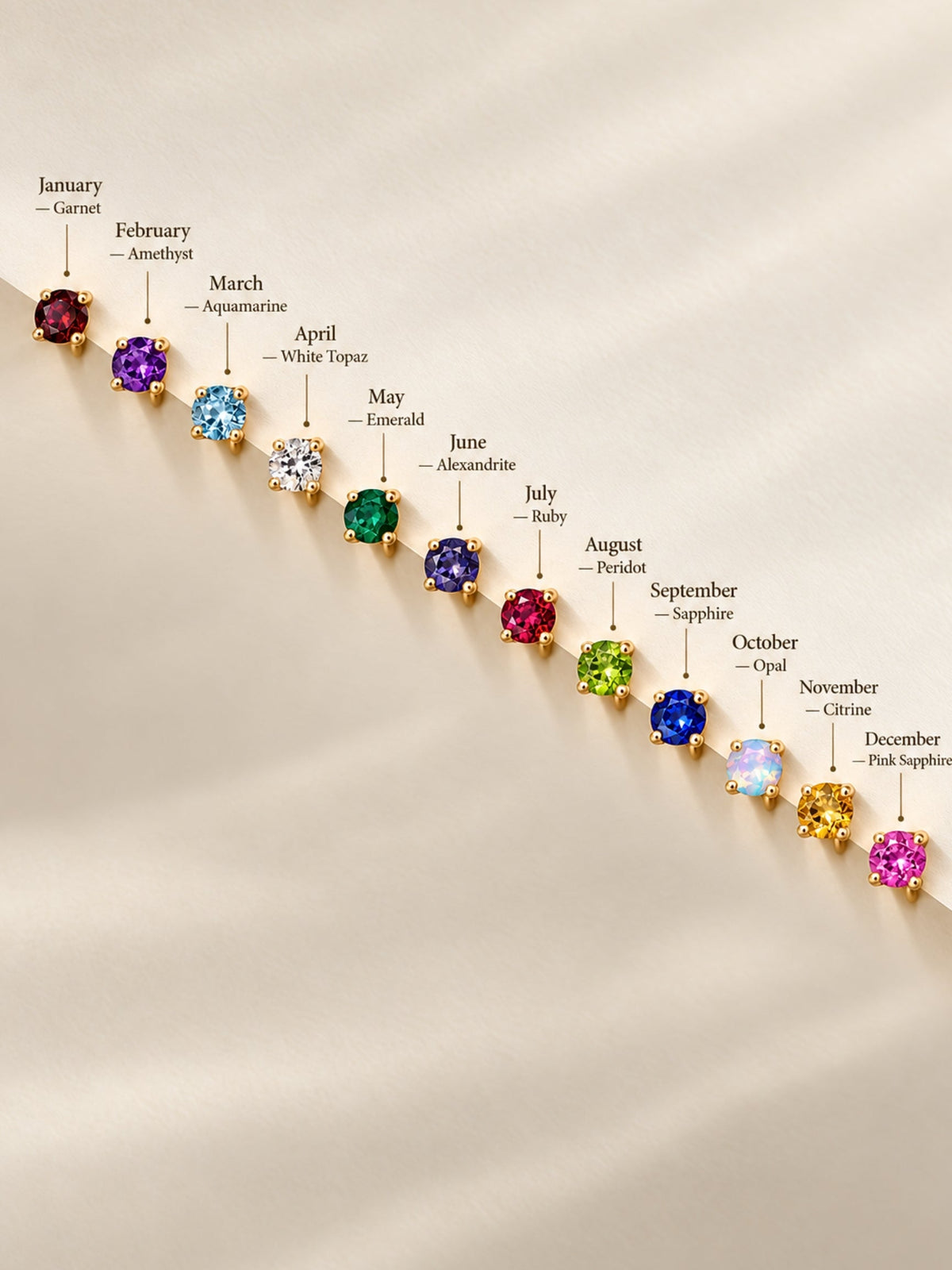 The Birthstone Collection: Birthstone Jewelry for Every Month, Made Just for You