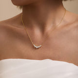 Cluster Diamond Necklace