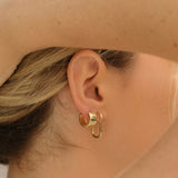 Gold Filled Oval Hoops