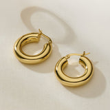 Gold Filled Chunky Hoops