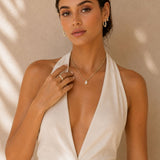 Teardrop Diamond Necklace