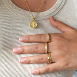 Gold Filled Sparkle Dome Ring