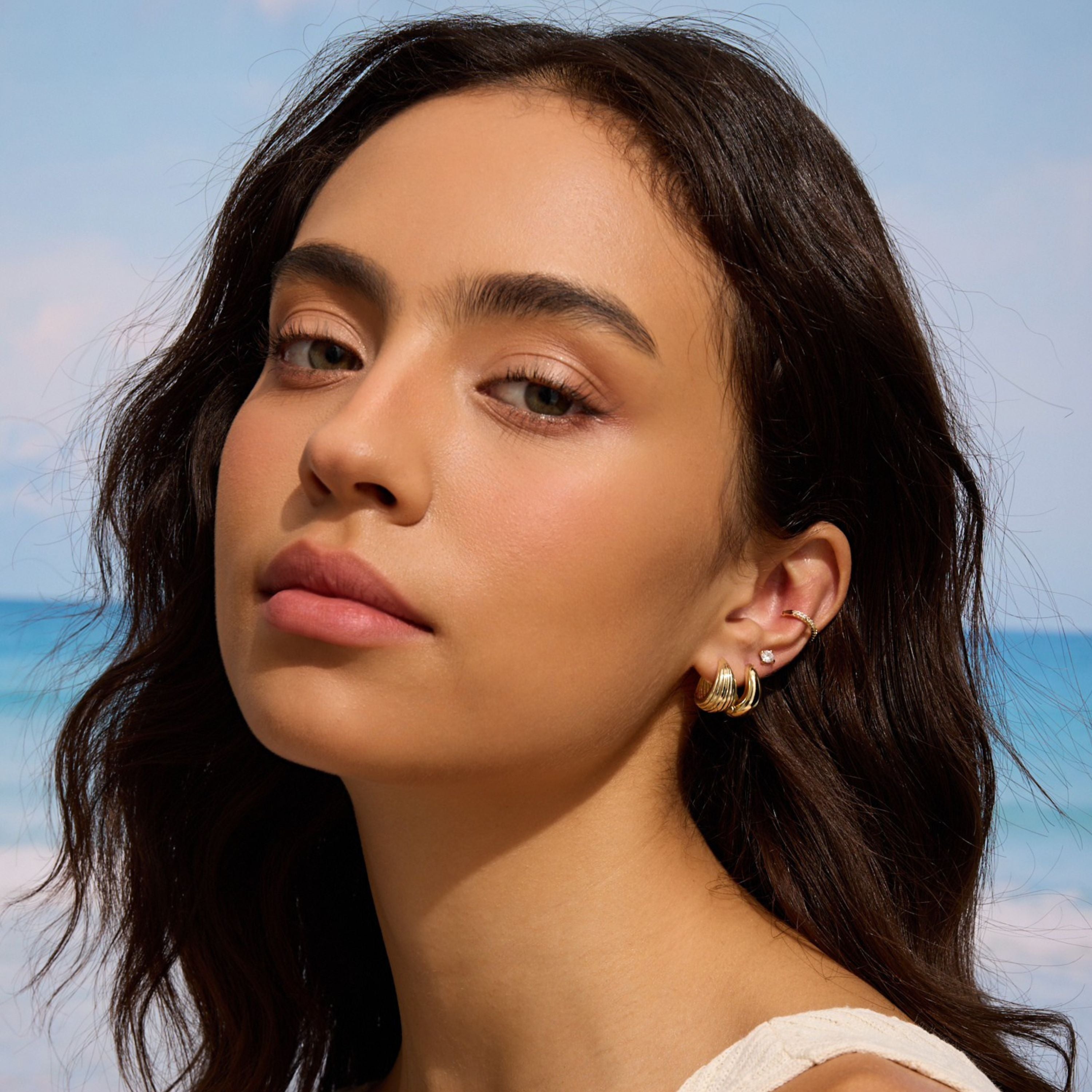 Sculpted Hoops