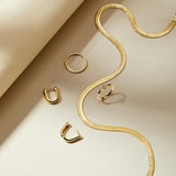 Gold Filled 5mm Herringbone Necklace