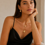Gold Filled Puffy Heart Necklace