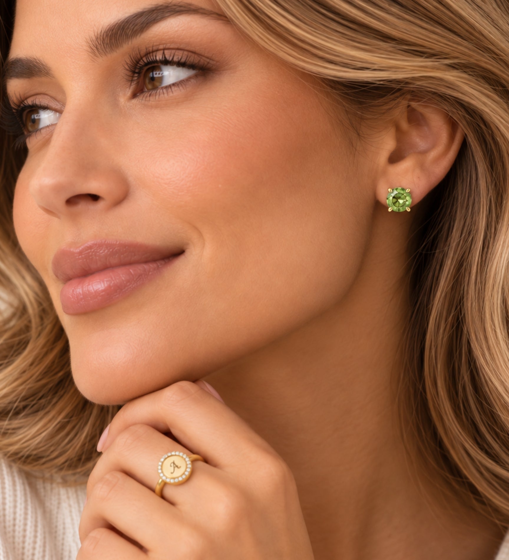 10k Birthstone Stud Earrings