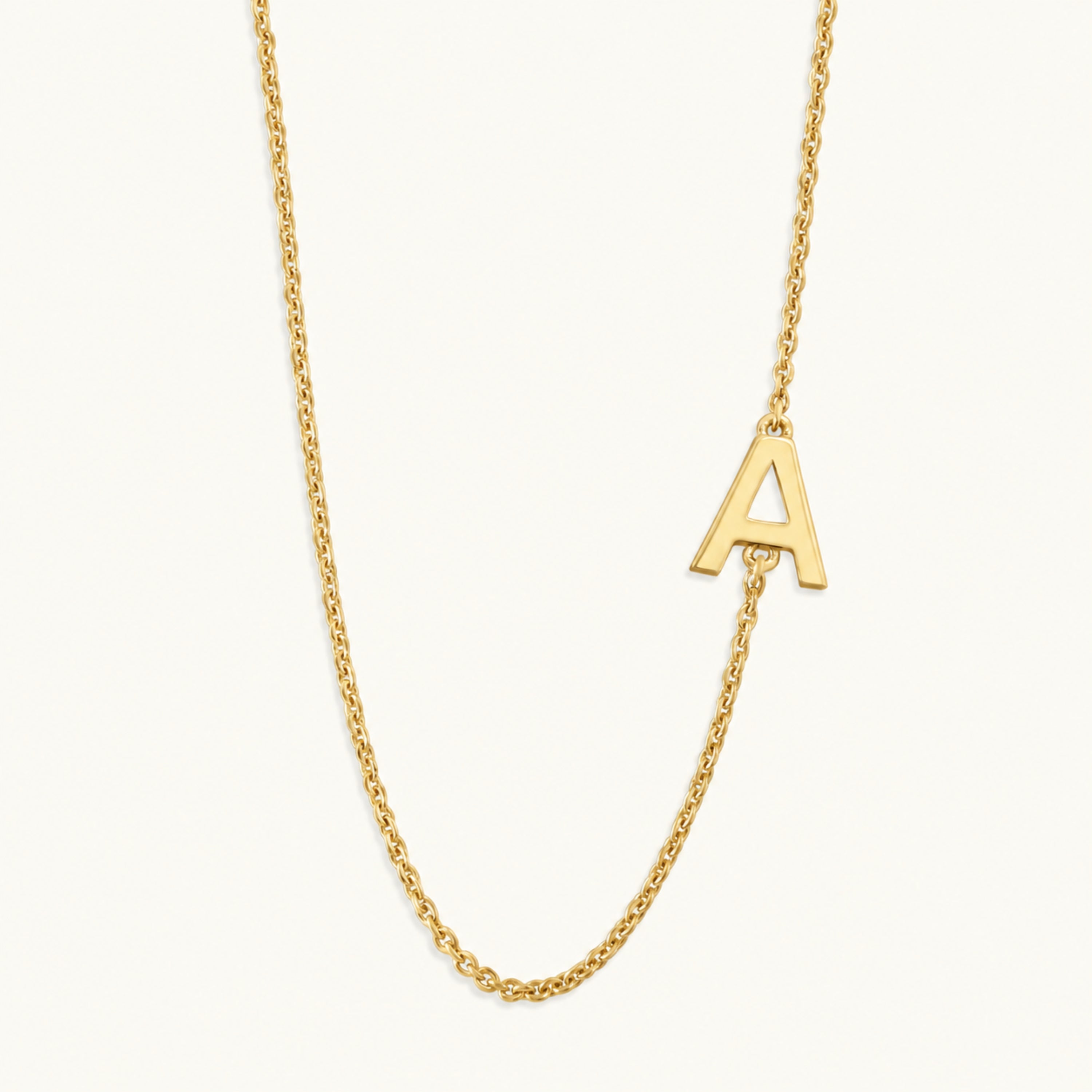 10k Gold Alphabet Necklace