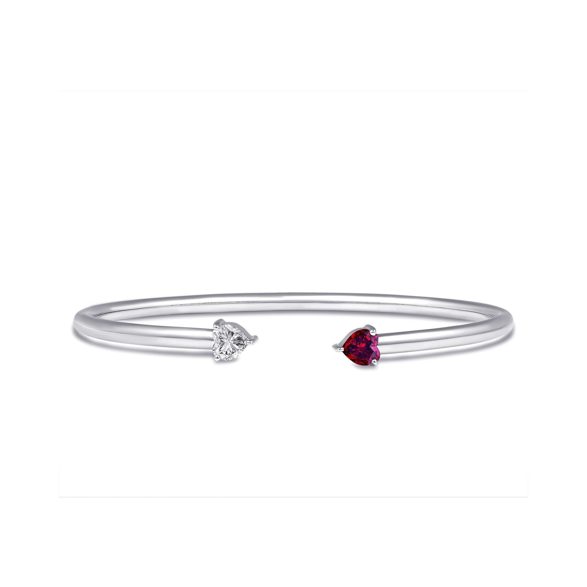 10k Birthstone Bangle Bracelet