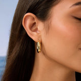 Gold Filled Chunky Hoops