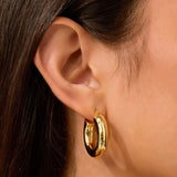 Gold Filled Chunky Hoops