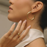 Gold Filled Wavy Dome Ring