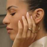 Gold Filled Wavy Dome Ring