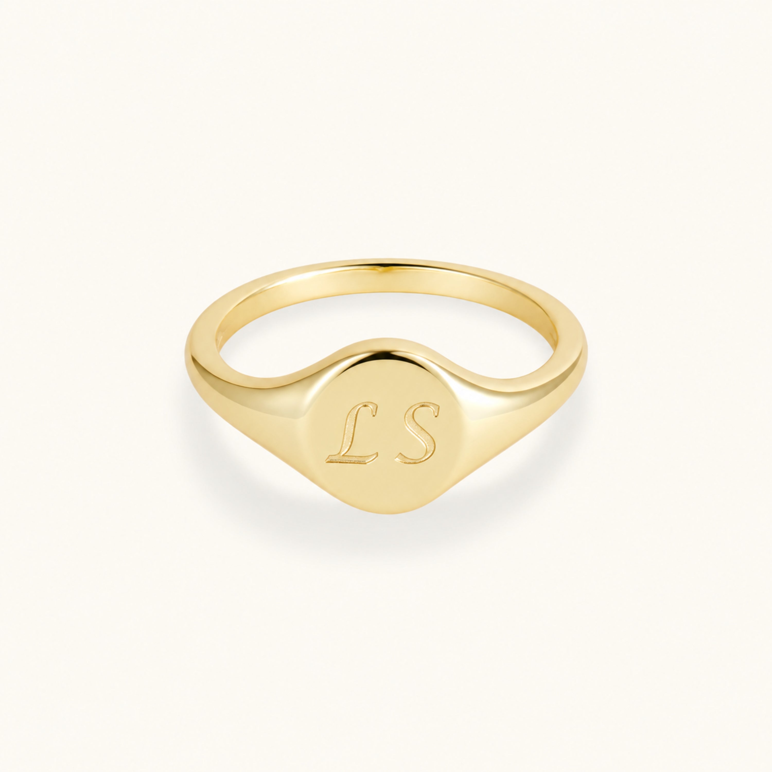 10k Engravable Signet Ring