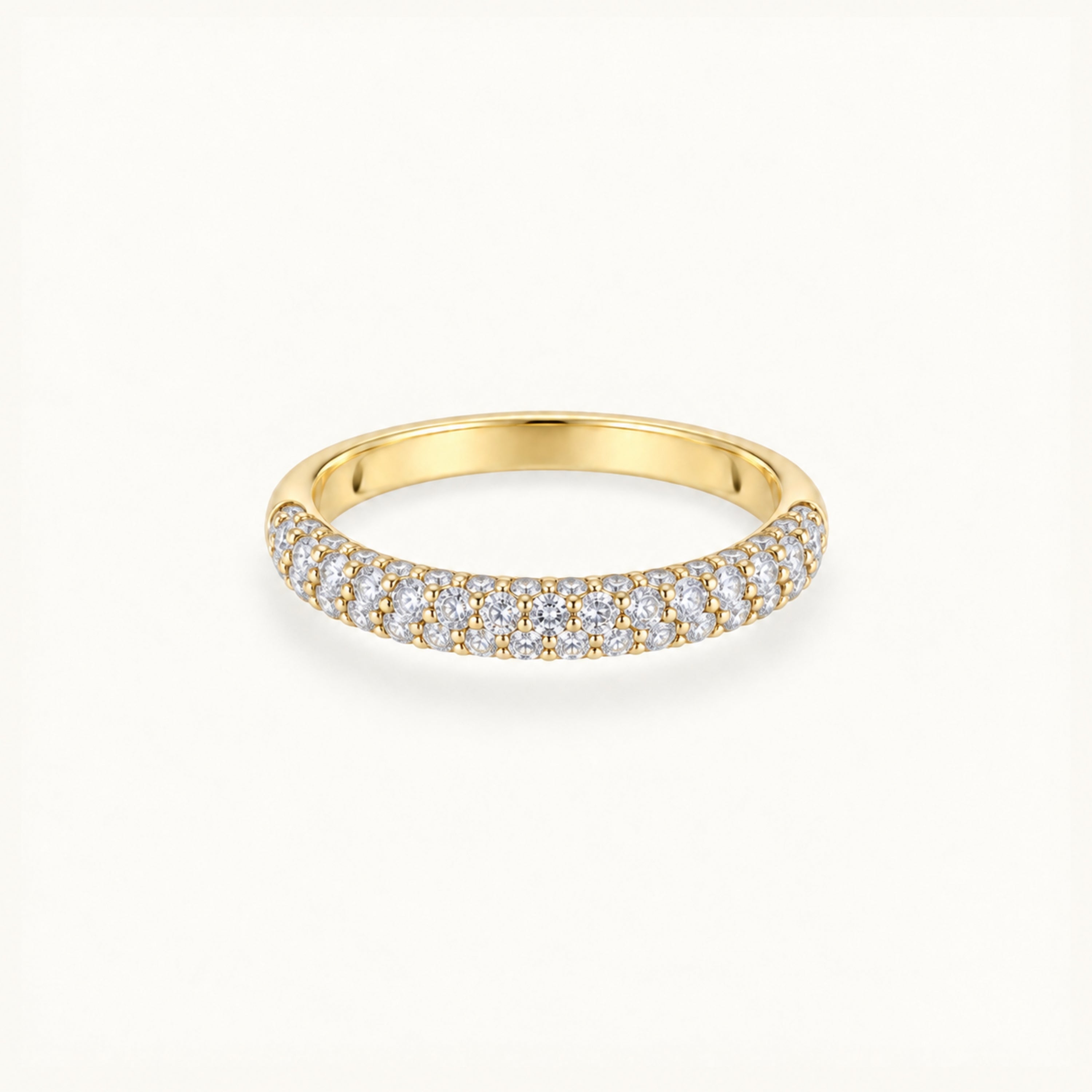 Pave Birthstone Band
