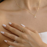 Gold Filled Pear Eternity Band