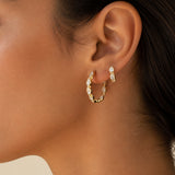 Small Marquise Hoops