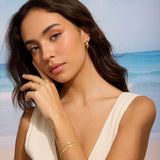 Gold Filled Sparkle Hoops