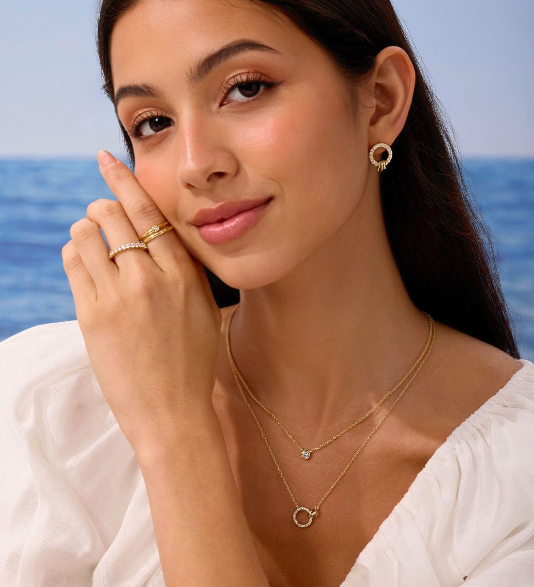 Open Circle Necklace