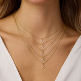 Diamond Letter Necklace