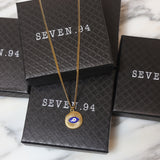 Evil Eye Gold Pendant