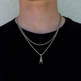 Italian Mano Cornuto Pendant Silver
