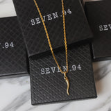 Italian Horn Gold Pendant