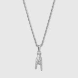 Italian Mano Cornuto Pendant Silver