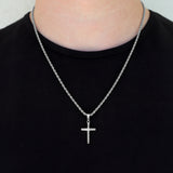 Small Cross Necklace Gold Set