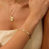 Gold Filled Diamond Bangle