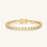 Gold Filled Diamond Bezel Bracelet