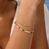 Gold Filled Diamond Bangle