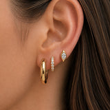 Gold Filled Chunky Hoops