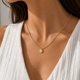 Teardrop Diamond Necklace